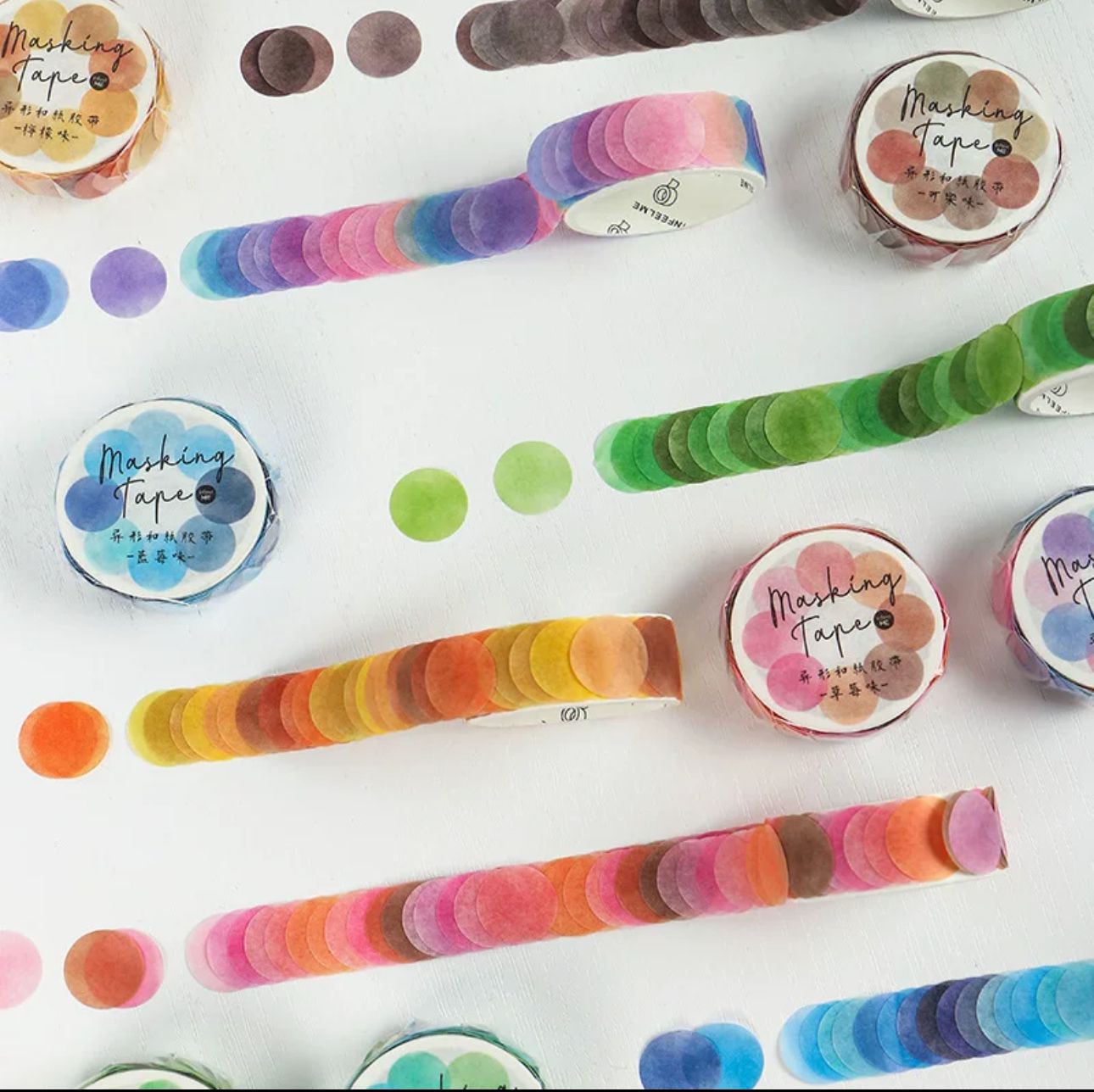 Infeel Me Circles Dots Masking Tape