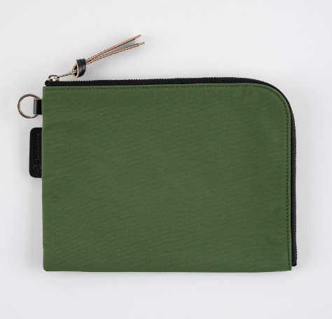 Hobonichi 2025 Tragen Flat Pouch Size A6 Green