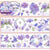 Studio VI 100cm Pet Sampler Purple Flowers