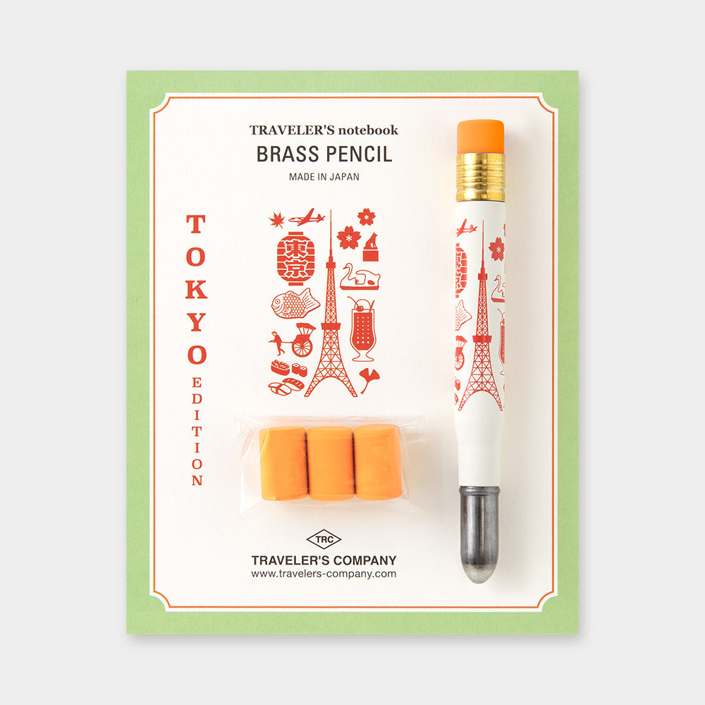 Travelers Notebook Brass Pencil TOKYO