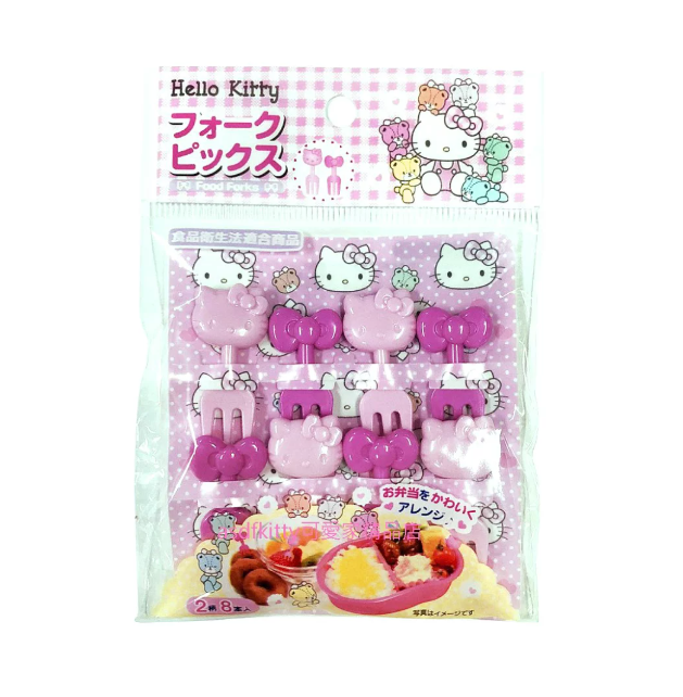 Hello Kitty Pink Bento Food Pick