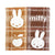 Miffy Mini Towel Checkered Face Pattern Brown Nishikawa