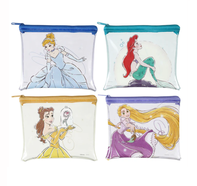 Daiso Disney Princess Flat Pouch Necessaire