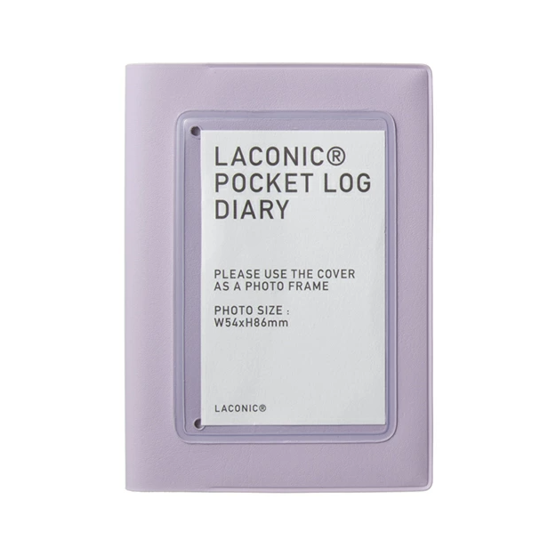 Laconic Pocket Log Diary Purple B7C
