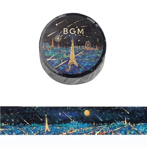 BGM Washi Masking Tape Shooting Star Night