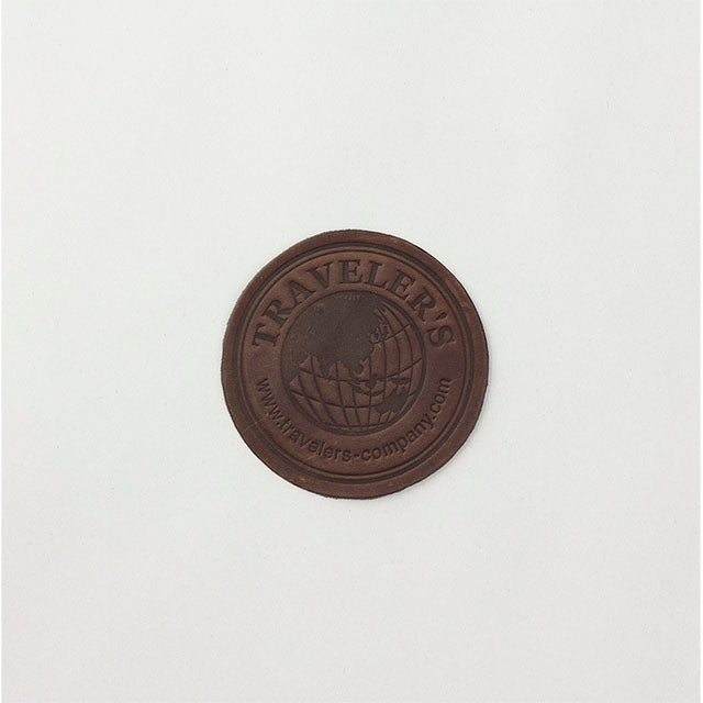 Traveler's Factory Leather Coaster Circle Brown