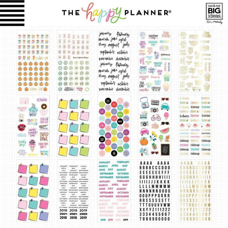 Happy Planner Sticker buy Books Bundle Of 18 Brand New