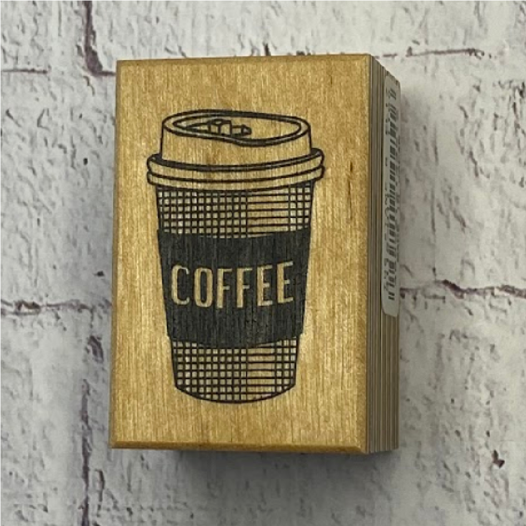 Kodomo No Kao Rubber Stamp - A Cup Of Coffee