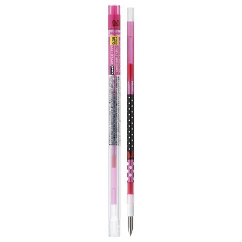 Refill Uniball Gel Ink Ballpoint Pen 0.38mm Baby Pink