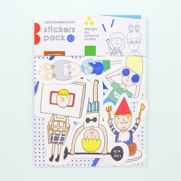 Yohand Studio Monthly Die Cut Tiny Stickers - tokopie