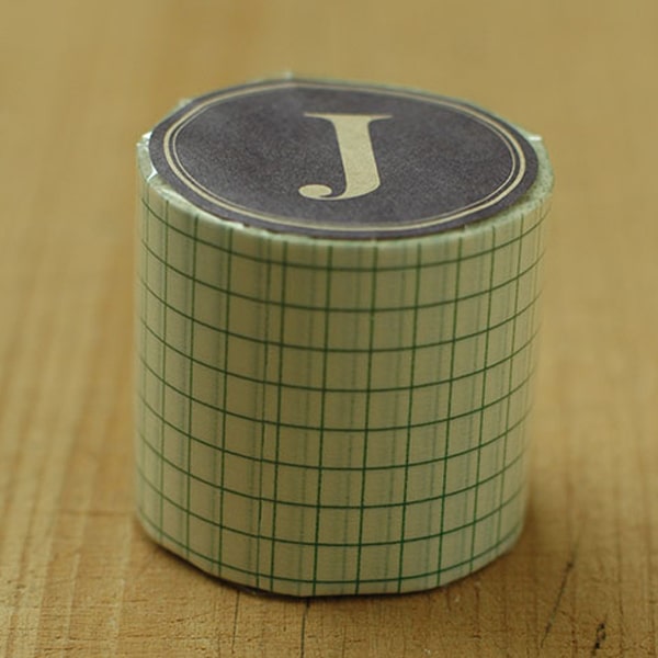 Classiky Masking Tape Grid Green - tokopie