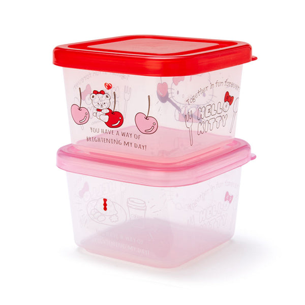 4Pcs Sanrio Hello Kitty Food Storage Container Box with Lid Kitchen Fruit  Meat Pickle Sealed Fresh-keeping Box Reusable Crisper - AliExpress