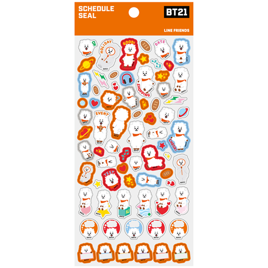 LINE Friends Character Sticker Brown - tokopie