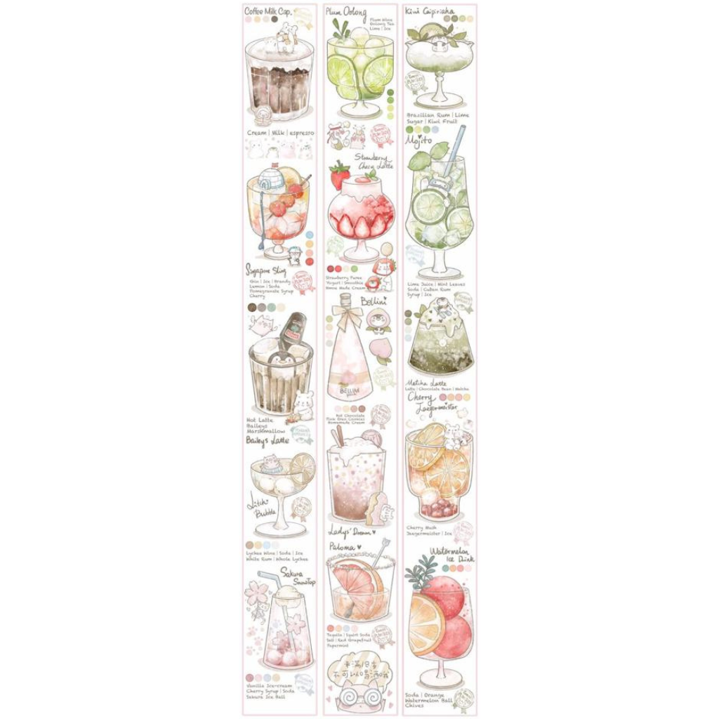 Lulu Penguin 90cm Drinks Washi Sampler