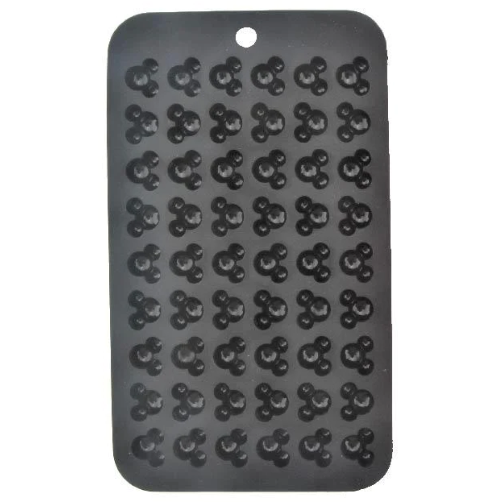 Silicone Chocolate Mold Mickey Icon Black