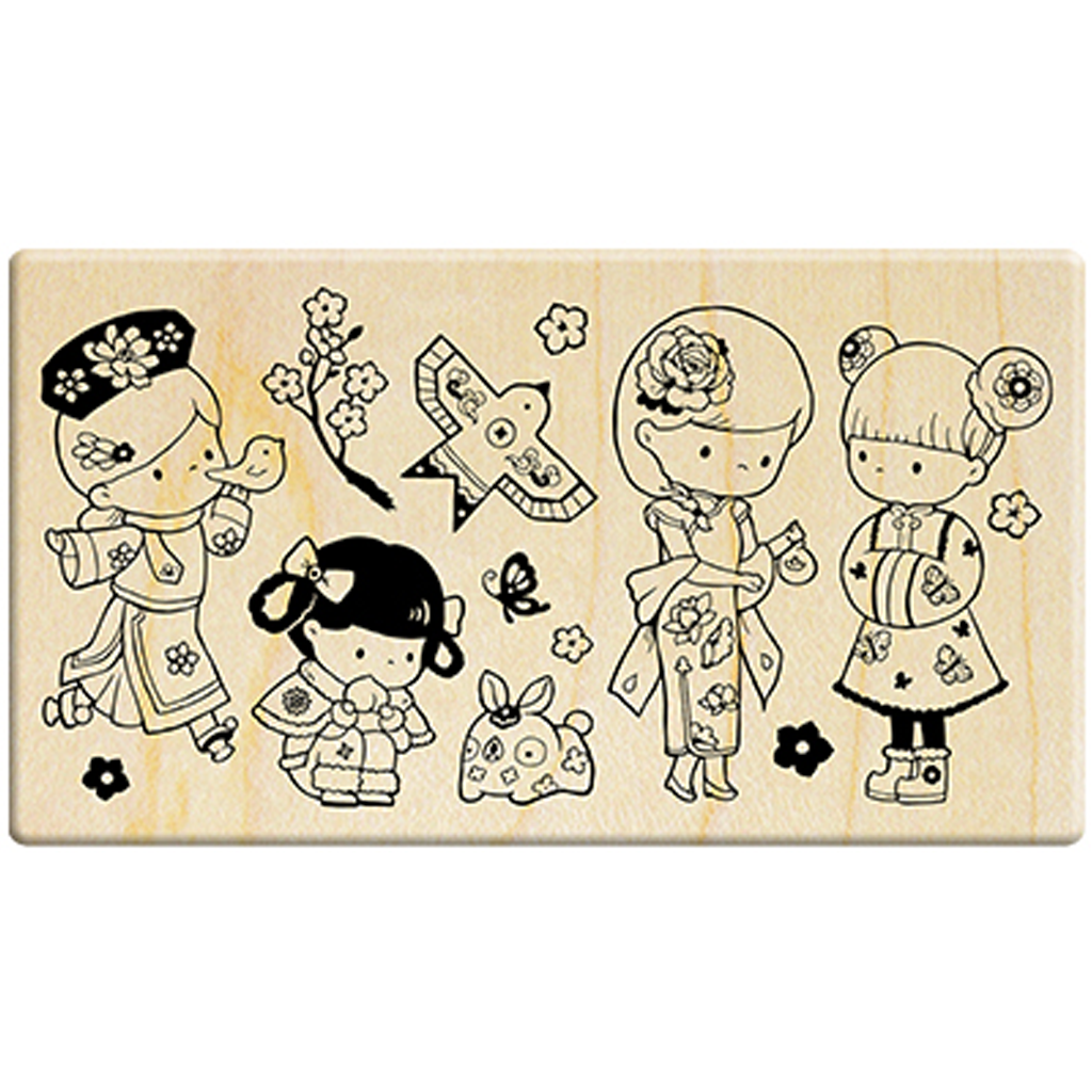 Micia Mini Cute Stamp Set - Taiwan Delicious - tokopie