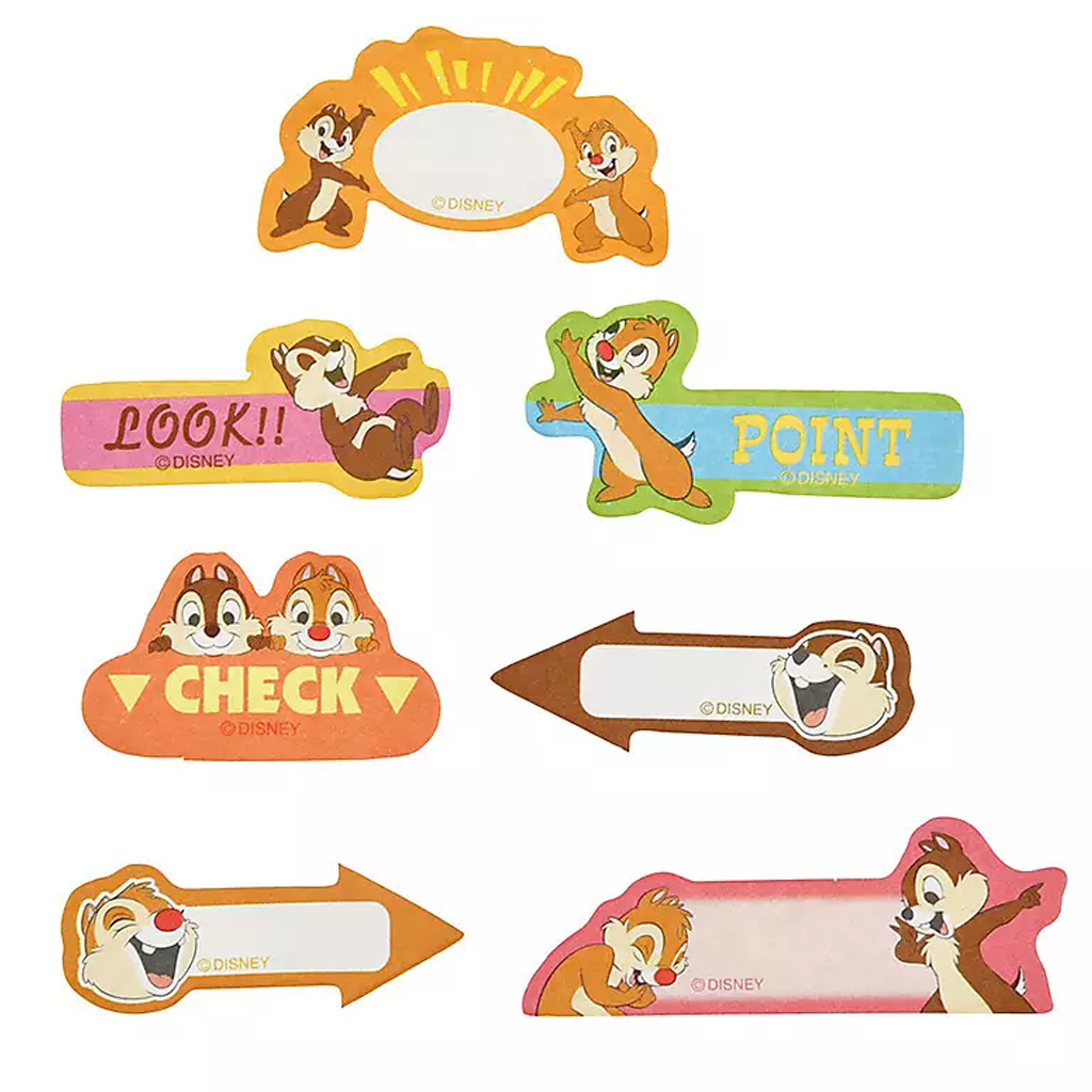 Disney Characters Stickers 6 Pack ~ 3 Chip and Dale Sticker Sheets