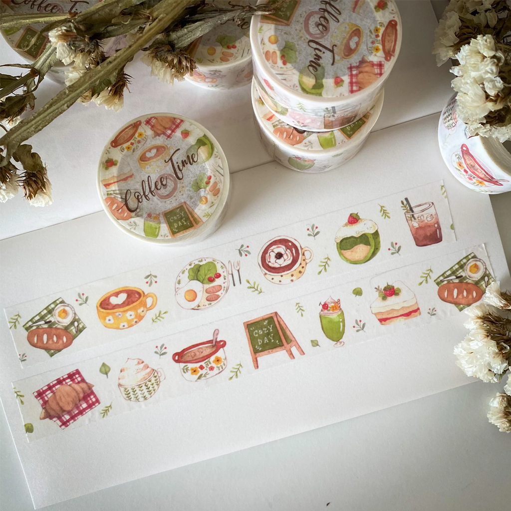 Qiara Teor Coffee Time Masking Tape