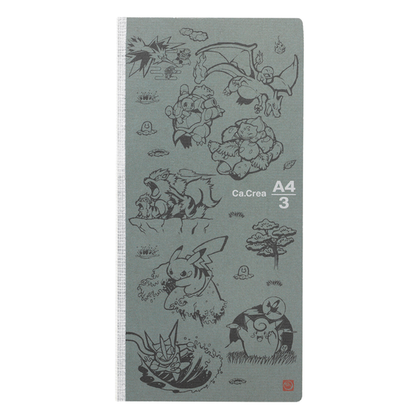 Pokemon notebook 5mm Grid made in JAPAN