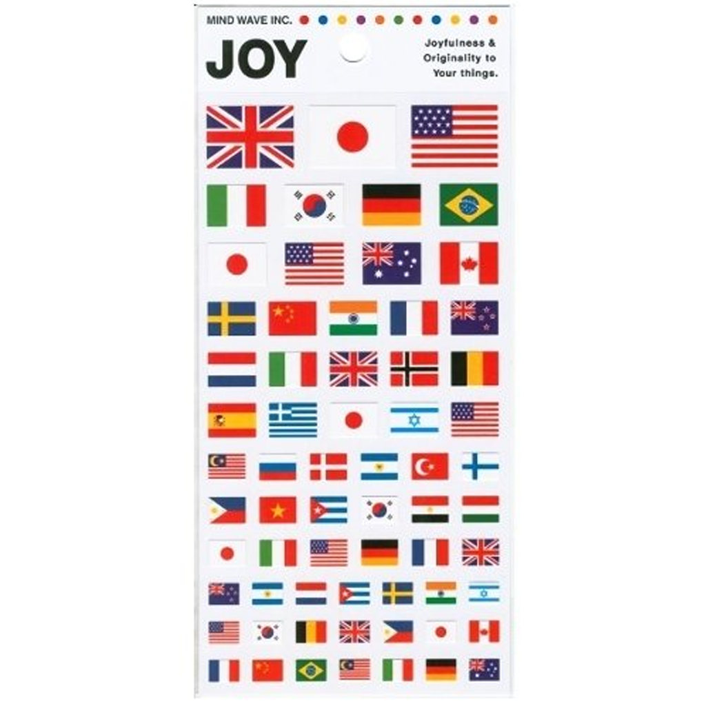 Mind Wave Sticker - Joy Flags