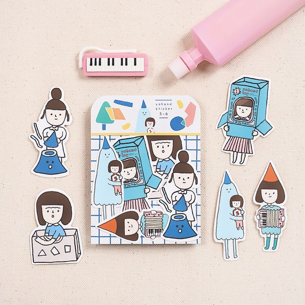 Yohand Studio Monthly Die Cut Tiny Stickers - tokopie