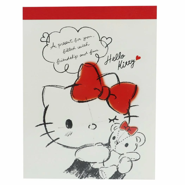 Sanrio Mini Memo Notepad Hello Kitty - tokopie