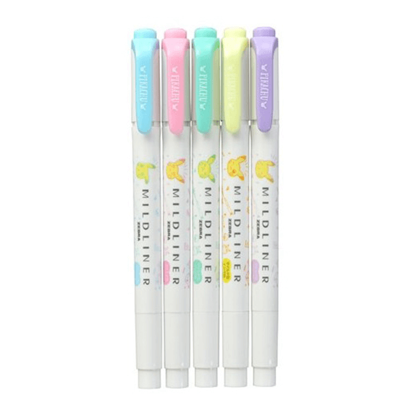 Zebra Mildliner Set 5 Colors - tokopie