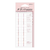 Midori Index Label Chirat Number Pink