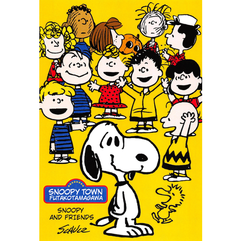 Peanuts Snoopy Town Futakotamagawa Postcard - tokopie
