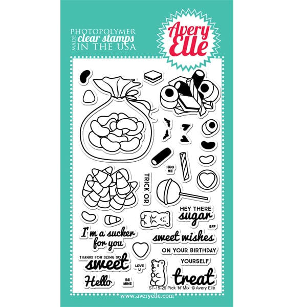 Avery Elle - Clear Photopolymer Stamps - Inside Birthday Greetings