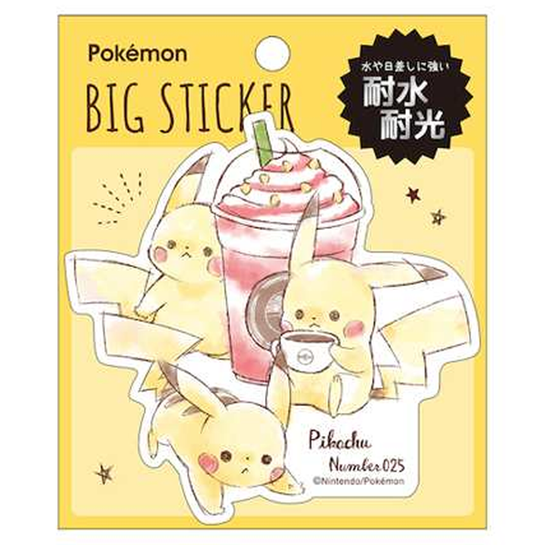 BIG Stickers A Pokémon Poképeace - Meccha Japan